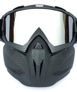 Stay stylish on the slopes with the sleek design of the Snow Ninja Mask.