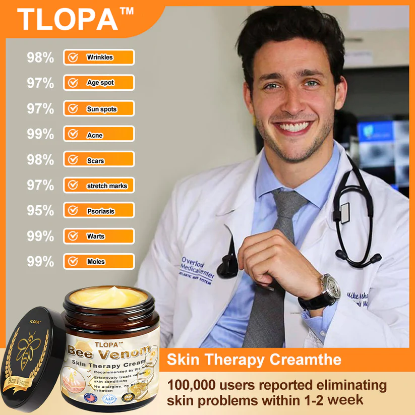 TLOPA™ Powerful All-Body Skin Treatment Cream provides intense moisture for dry, damaged skin.