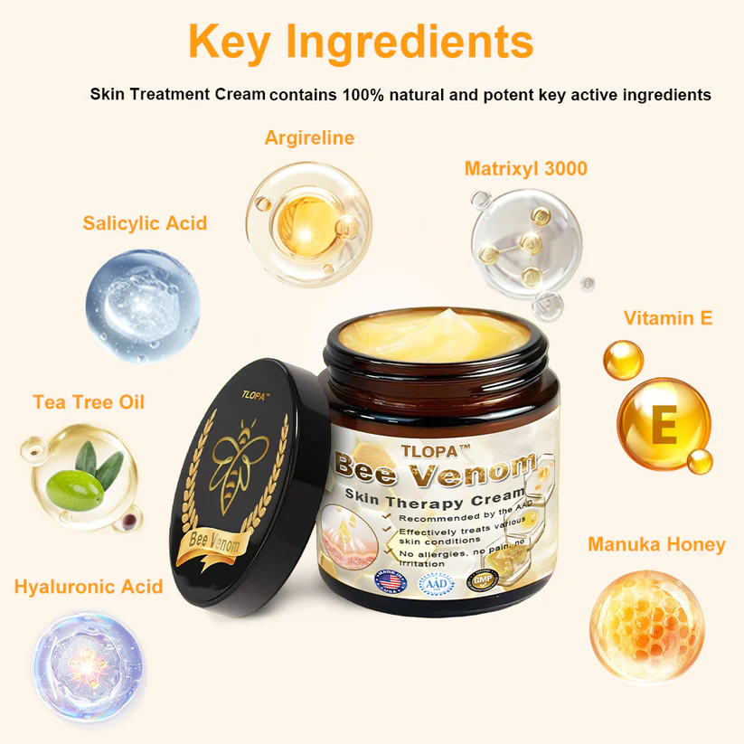 TLOPA™ Powerful All-Body Skin Treatment Cream enhances skin texture, leaving a radiant look.