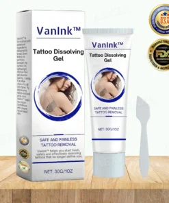 VanInk™ Tattoo Dissolving Gel helps safely remove tattoos with its effective and natural formula.
