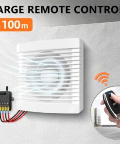 With the Wireless Remote Switch, you can control high-power appliances with ease.