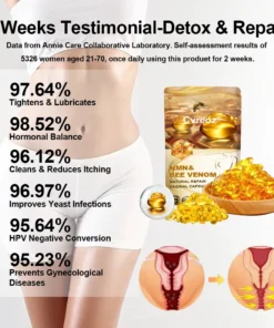 𝐂𝐯𝐫𝐞𝐨𝐳® 𝐁𝐞𝐞 𝐕𝐞𝐧𝐨𝐦 𝐍𝐌𝐍 𝐍𝐚𝐭𝐮𝐫𝐚𝐥 𝐑𝐞𝐩𝐚𝐢𝐫 𝐕𝐚𝐠𝐢𝐧𝐚𝐥 𝐂𝐚𝐩𝐬𝐮𝐥𝐞𝐬