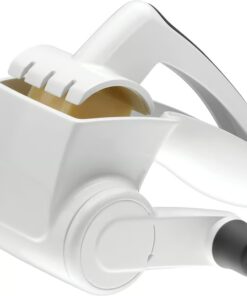 Easy-to-use crank cheese grater that folds for convenient storage and quick clean-up.