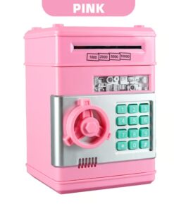The perfect gift for kids, the Electronic Piggy Bank with Code helps teach money management.
