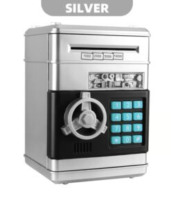 Electronic Piggy Bank with Code allows kids to store their money securely with a personalized code.