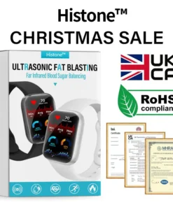 Histone™ Ultrasonic Fat Blasting ＆ Far Infrared Blood Sugar Balancing Detox Wristband