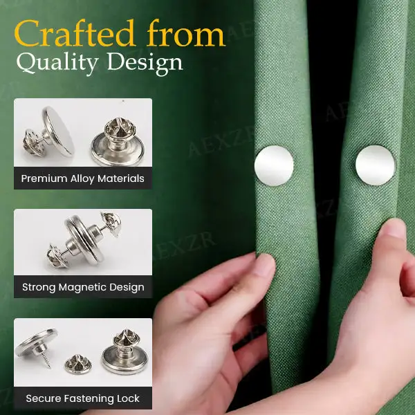 Bucall cùirtearan magnetach Powlyf ™