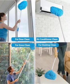 Clean ceiling fans, window sills, and other hard-to-reach spots effortlessly with the Removable Microfiber Fan Cleaner.