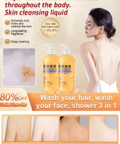 Sulfur Mite-Clearing Liquid Soap for Full Body Use