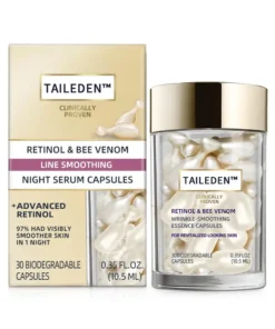 TAILEDEN™ Retinol and Bee Venom Repair Line-Smoothing Night Capsules
