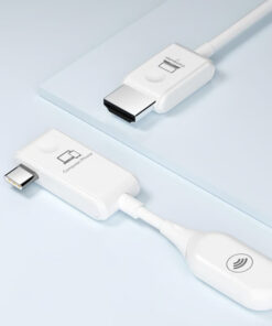 USB C Wireless Casting Device supports all devices with USB C ports, offering hassle-free screen sharing and extending up to 170 feet.