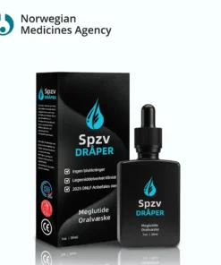 𝙎𝙥𝙯𝙫™ 𝐌𝐞𝐠𝐥𝐮𝐭𝐢𝐝𝐞 𝐎𝐫𝐚𝐥 𝐋𝐢𝐪𝐮𝐢𝐝 (Fettforbrenningsprodukt i matvarekvalitet, utviklet av Universitetet i Oslo, sterkt anbefalt av DNLF)