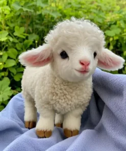 🐑 Adorable Plush Lamb – Your Cuddly Toy Lamb