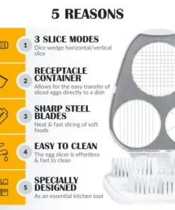 3-in-1 Egg Slicer
