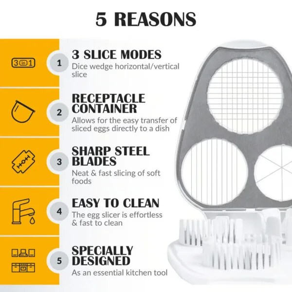 3-in-1 Egg Slicer