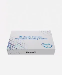 Hermsa™ mouldable dentures and special cleaning tablets