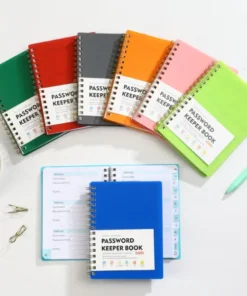 Mini Spiral Password Book