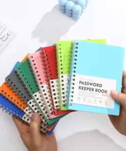 Mini Spiral Password Book