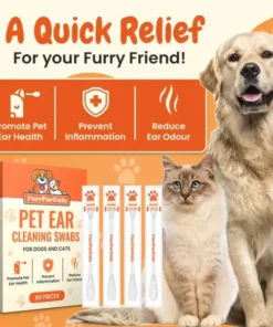 PurrFurGulu Pet Ear Cleaning Swabs