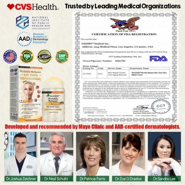 TAILEDENβ’ Wrinkle Relaxer πππ Toxin ππ€π’π§ πππ©ππ’π« ππ«πππ¦