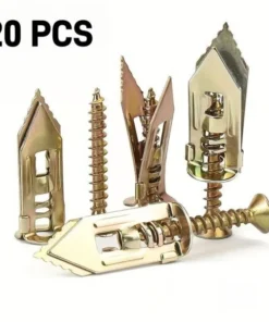 100 Pcs Drywall Self-Drilling Anchors