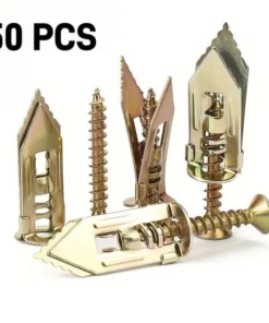 100 Pcs Drywall Self-Drilling Anchors