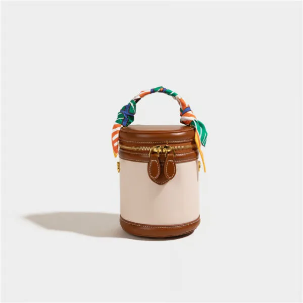 Fashion Colorblock Bucket Bag