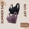 New Front Closure Breathable Bra for Seniors