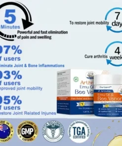Ourlyard™ Emu Oil & Bee Venom Arthritis Pain Relief and Bone Healing Cream