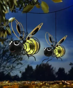 Outdoor Hanging Solar Bee Light