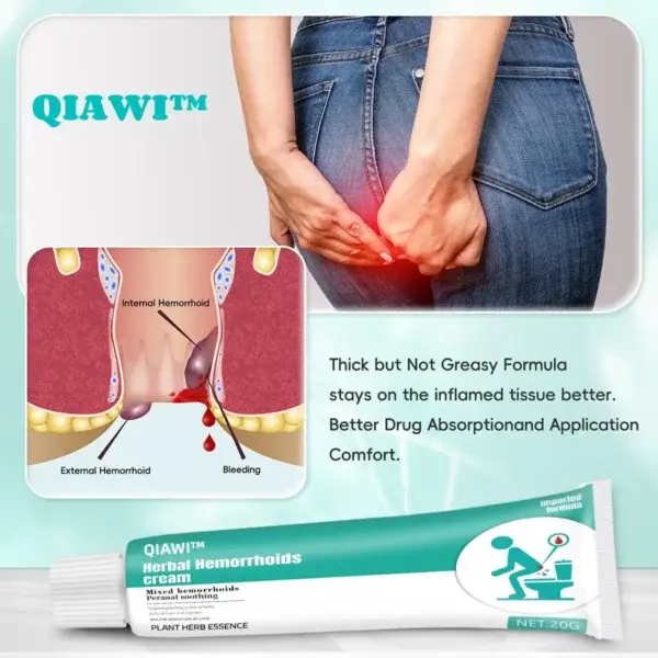 QIAWI™ Herbal Hemorrhoid Cream-Complete Treatment Of Hemorrhoids