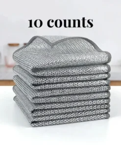 Reusable Diamond Weave Scrubber Cloths