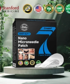 CROAIE® 🔋 Nano Microneedle Patch with SMGT-GLP-1 & Matrixyl 3000 – Slimming, Skin Tightening, Blood Sugar Support, No Injection, 7-Day Result