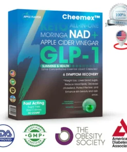 [Official Authorized Store] Cheemex™ GLP-1 Slimming & Health Ultra Concentrated Essence Liquid Pearls - NAD+ Moringa & ACV (✅speedy, long-lasting, addressing diabetes, obesity, and cardiovascular diseases) - ⚡Developed by the Obesity Society
