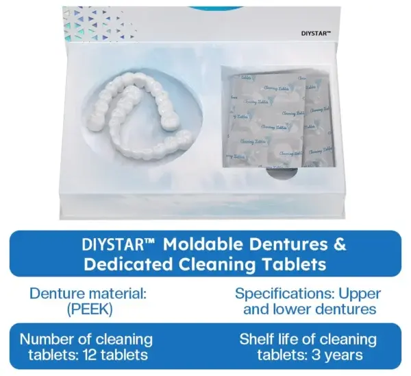 DIYSTAR™ Moldable Dentures