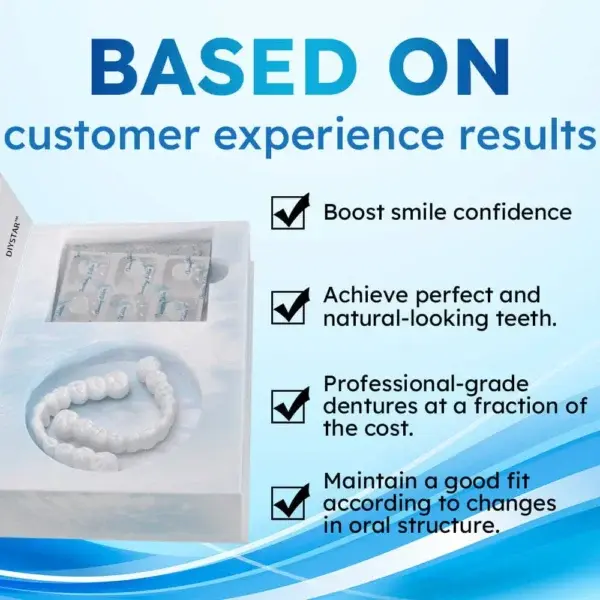 DIYSTAR™ Moldable Dentures