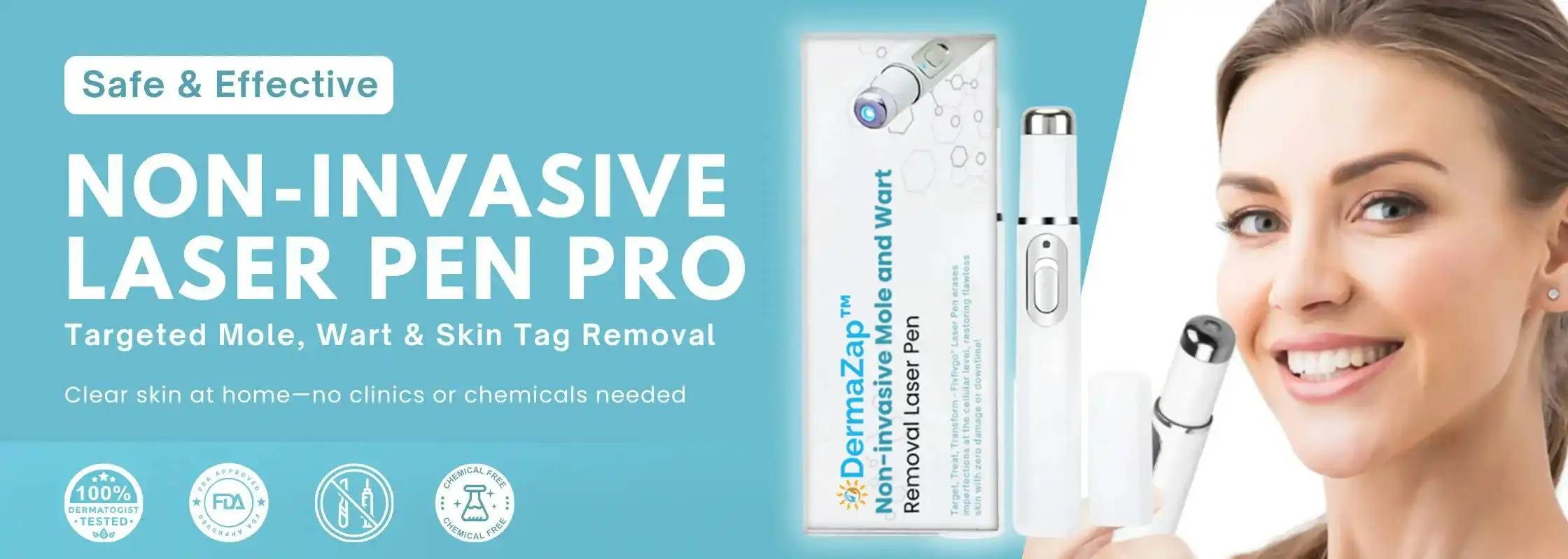DermaZap™ Non-Invasive Mole and Wart Removal Laser Pen