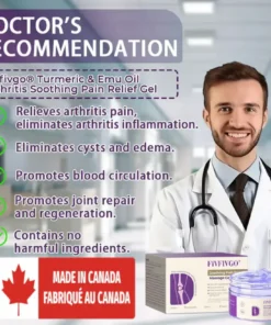 Fivfivgo® Turmeric & Emu Oil Arthritis Soothing Pain Relief Gel