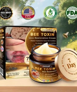 Mayo Clinic Official: coastglee®Bee Toxin Skin Treatment Cream Anti-aging, Hydrating, Skin Repair, Even Tone, Acne and Dark Spot Treatment, Wart and Mole Removal, Psoriasis Relief