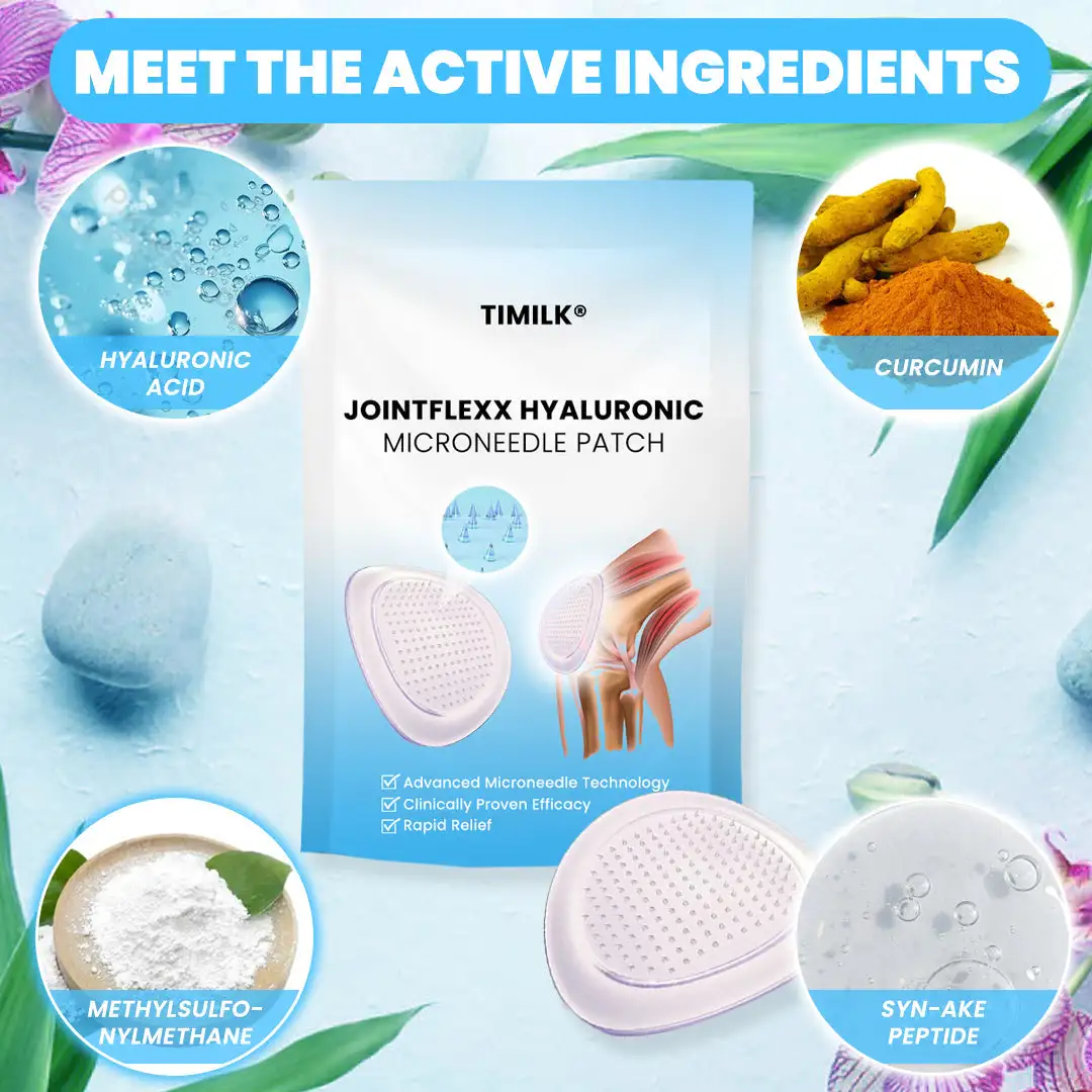Timilk® JointFlexX Hyaluronic Microneedle Patch