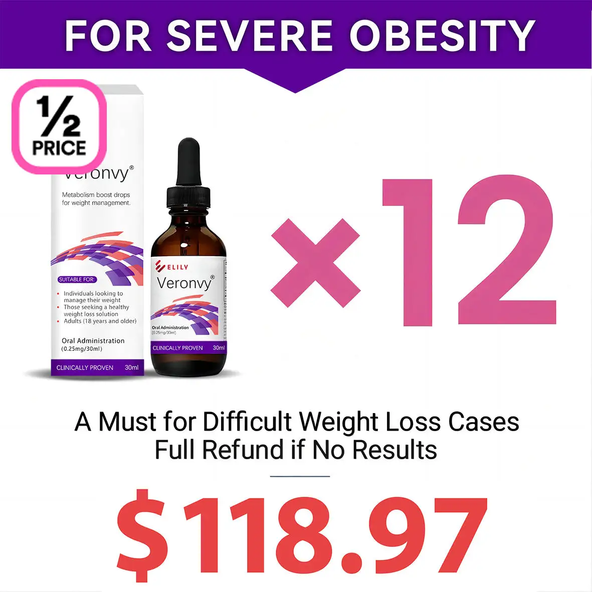 Veronvy® Metabolic Boost Drops (Boost Metabolism & Suppress Appetite)