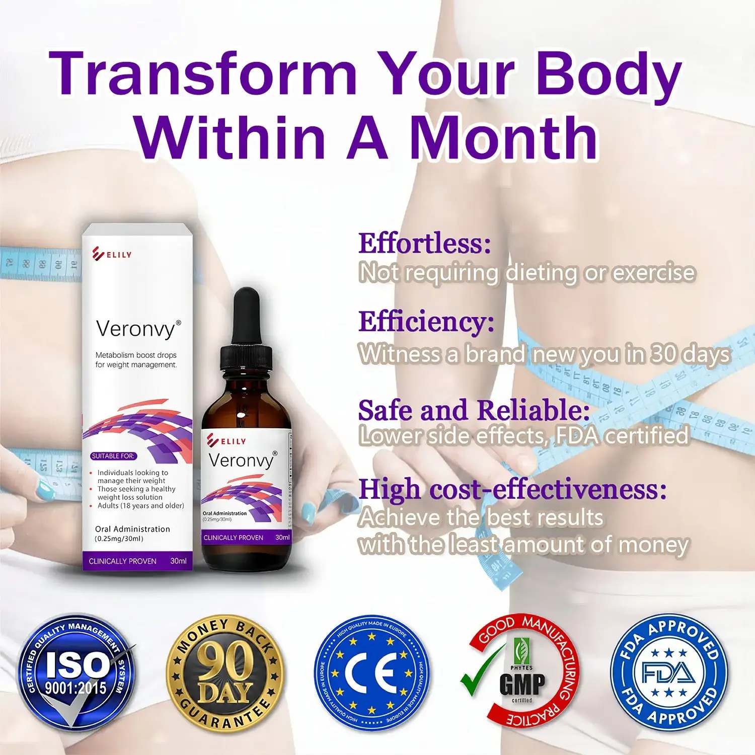 Veronvy® Metabolic Boost Drops (Boost Metabolism & Suppress Appetite)