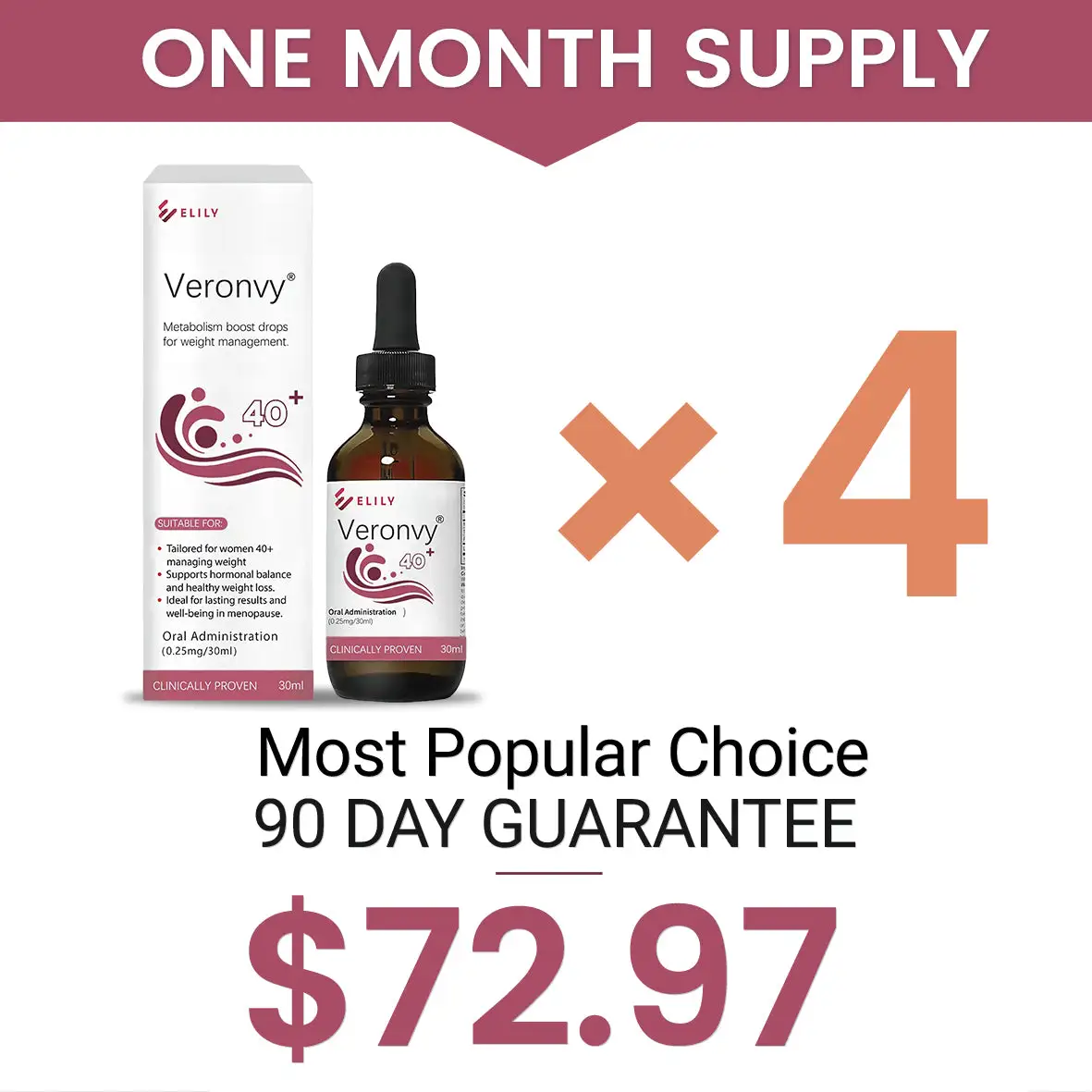 Veronvy® Metabolic Boost Drops (Boost Metabolism & Suppress Appetite)