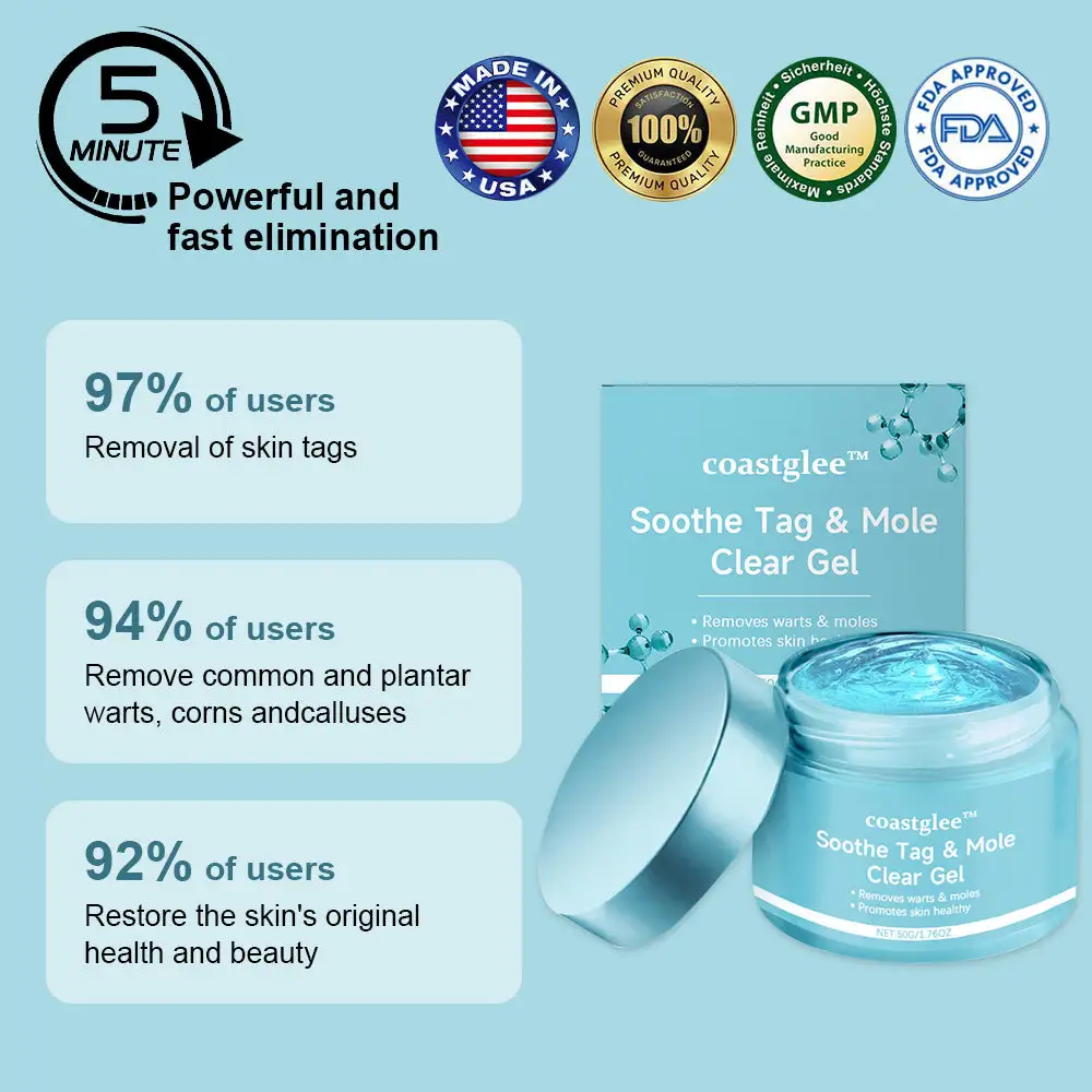 coastglee™ Soothe Tag & Mole Clear Gel (FDA Approved)