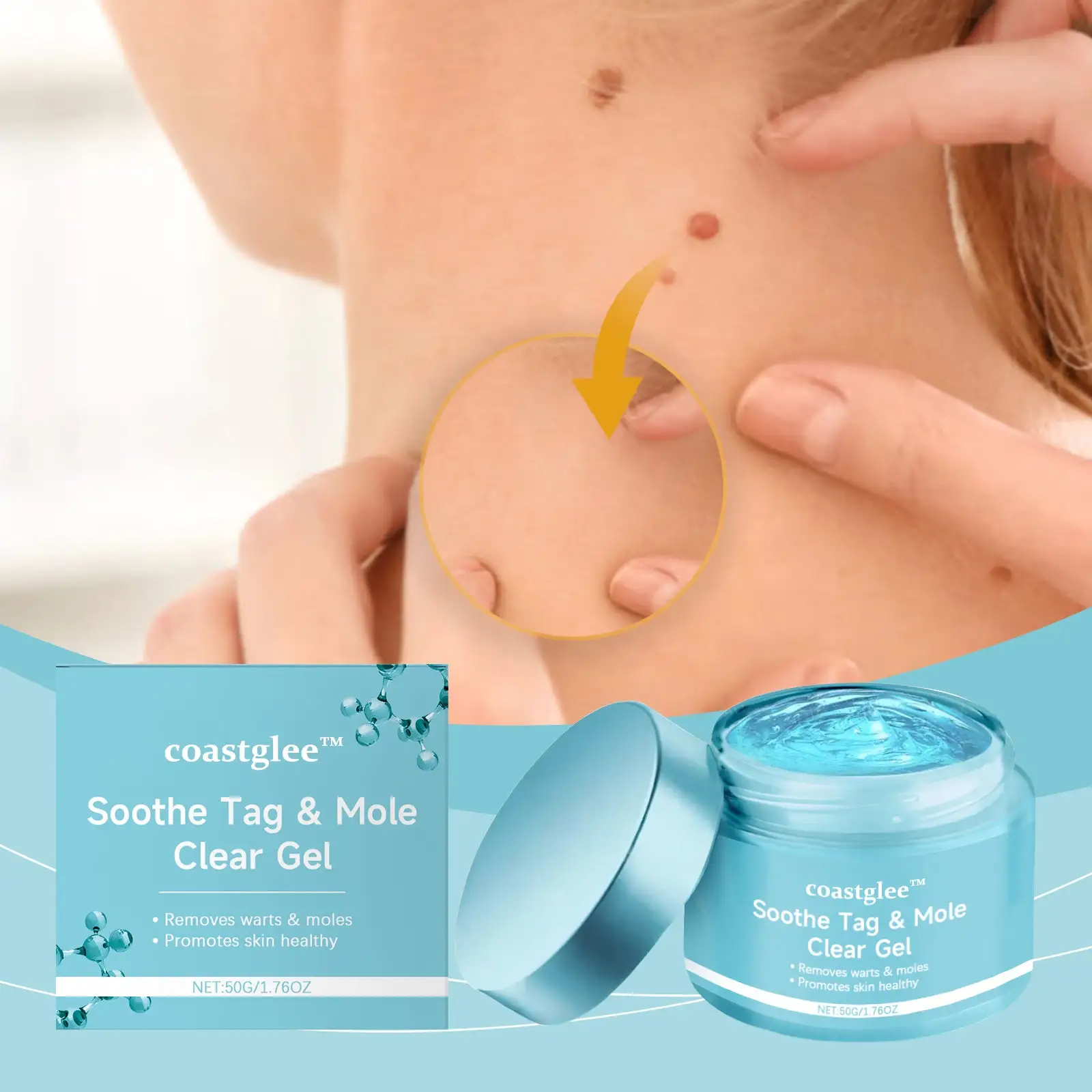 coastglee™ Soothe Tag & Mole Clear Gel (FDA Approved)