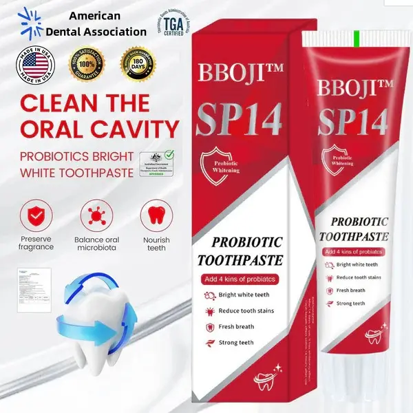 BBOJI™ SP-14 Probiotic Ultra Whitening Toothpaste✅ADA-CERTIFIED & Trusted by Dental Professionals👨⚕️