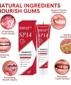 BBOJI™ SP-14 Probiotic Ultra Whitening Toothpaste✅ADA-CERTIFIED & Trusted by Dental Professionals👨‍⚕️