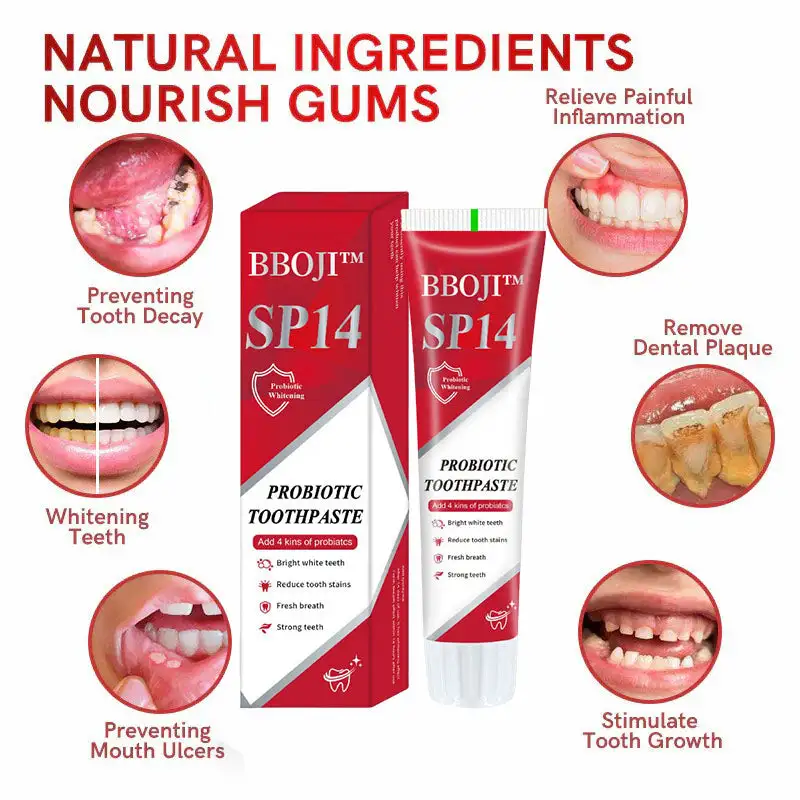 BBOJI™ SP-14 Probiotic Ultra Whitening Toothpaste✅ADA-CERTIFIED & Trusted by Dental Professionals👨⚕️