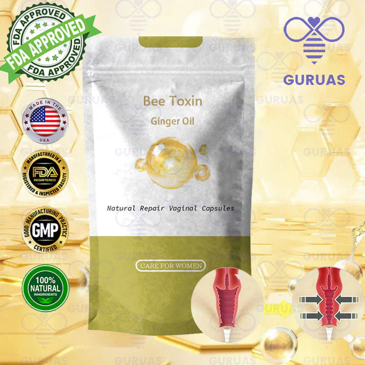 Bee Toxin Ginger Oil Natural Repair Lose Weight Capsules