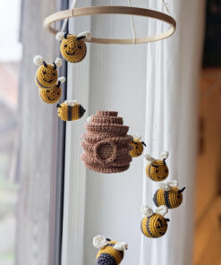 Handmade Crochet Bee Mobile